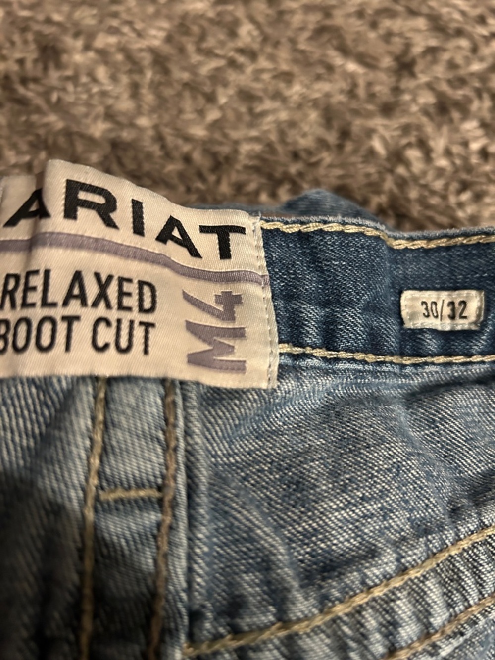 Ariat Light Blue Relaxed Boot Cut Jeans